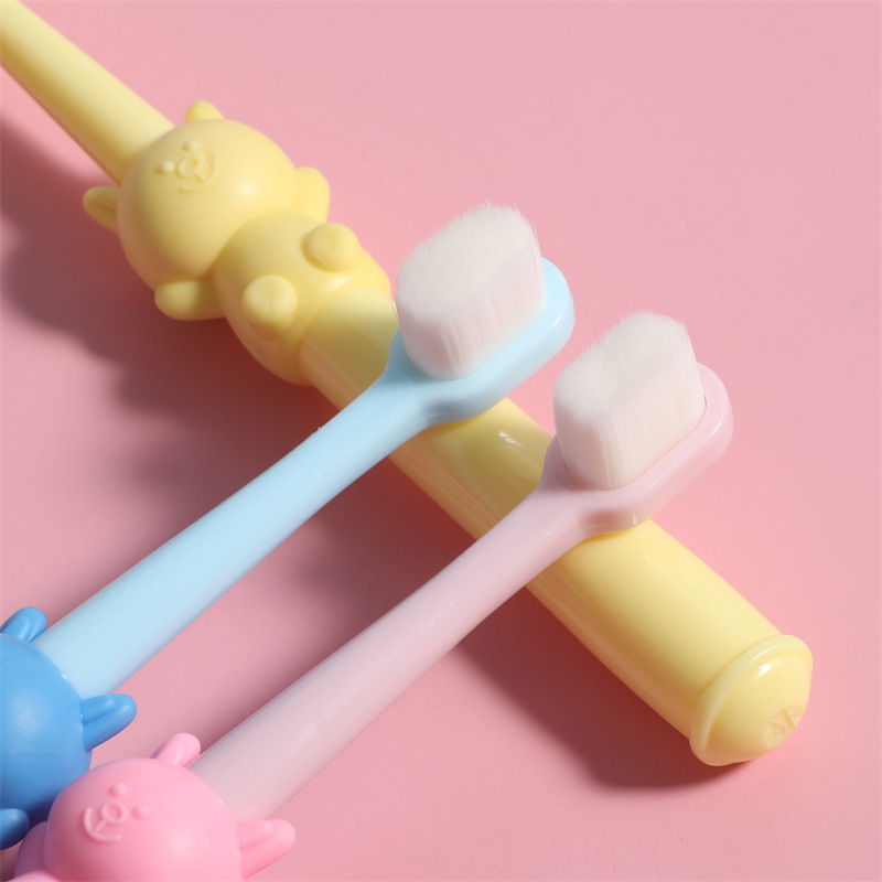 Picture of Super Soft Baby Microfiber Toothbrush 0-12 years old 10 thousand fine soft hair bear baby baby toothbrush/ Children's toothbrush Picture of Super Soft Baby Microfiber Toothbrush 0-12 years old 10 thousand fine soft hair bear baby baby toothbrush/ Children's toothbrush