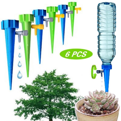 Picture of 10pcs or 5Pcs  Plant Auto Watering Spike with Control Valve Automatic Irrigation Water Spike Dripper Picture of 10pcs or 5Pcs  Plant Auto Watering Spike with Control Valve Automatic Irrigation Water Spike Dripper