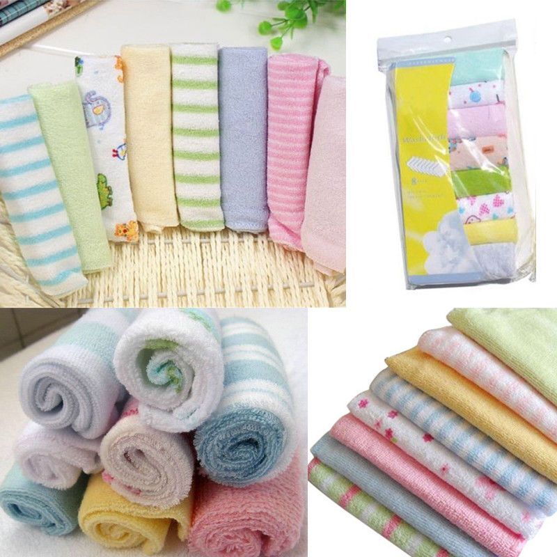 Picture of Baby Wash Cloth -Kids Hand Cloth -Newborn Child Towel Set 8pcs Picture of Baby Wash Cloth -Kids Hand Cloth -Newborn Child Towel Set 8pcs