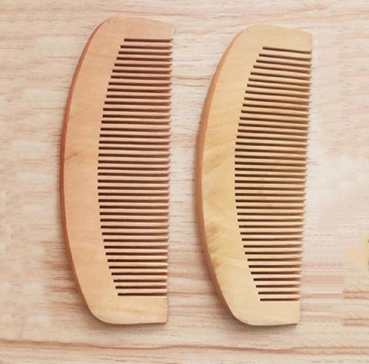 Picture of (Moon Shape) Royal Trikeel Wooden Hair Brush/Comb/Chiruni [ China Product]