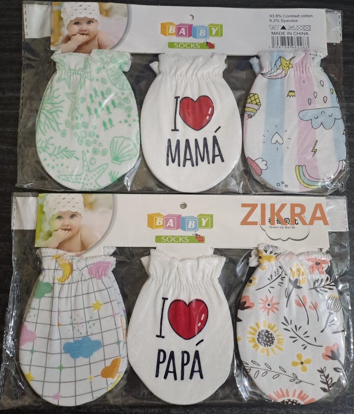 Picture of Baby Hand Gloves, Baby hand socks  1 pair 0-6 Months(China) Picture of Baby Hand Gloves, Baby hand socks  1 pair 0-6 Months(China)