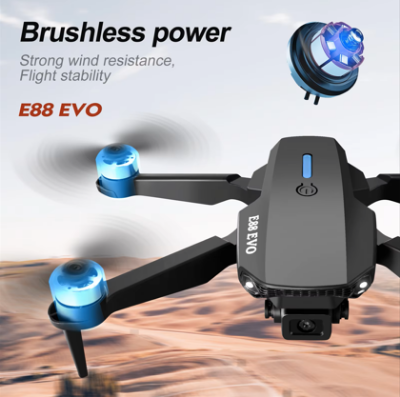 Picture of E88 Evo Brushless Motor Drone Kit With Uhd Camera And Intelligent Flight Modes Picture of E88 Evo Brushless Motor Drone Kit With Uhd Camera And Intelligent Flight Modes