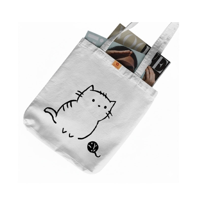 Picture of Large Canvas Tote Bag with Zipper – Perfect for College, Travel, and Work for Women and Girls Picture of Large Canvas Tote Bag with Zipper – Perfect for College, Travel, and Work for Women and Girls