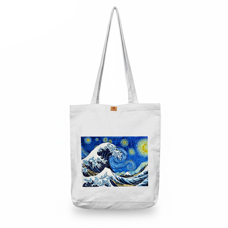 Picture of Large Canvas Fabric Tote Bag with Zipper for University, College, School & Travel Picture of Large Canvas Fabric Tote Bag with Zipper for University, College, School & Travel