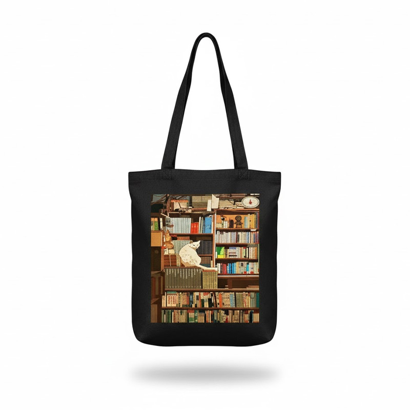 Picture of Collage-Style Canvas Tote Bag with Zipper for Girls – Perfect for College, School, Shopping & Gym Picture of Collage-Style Canvas Tote Bag with Zipper for Girls – Perfect for College, School, Shopping & Gym