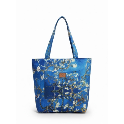 Picture of Almond Blossoms by Van Gogh Printed Vintage Vibes Top Handle Bags Picture of Almond Blossoms by Van Gogh Printed Vintage Vibes Top Handle Bags