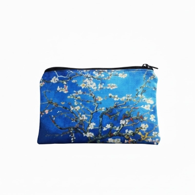 Picture of Almond Blossoms by Van Gogh Printed Pouch Bag: Ladies Pouch Bags Trendy Stylish Mini Wallet Picture of Almond Blossoms by Van Gogh Printed Pouch Bag: Ladies Pouch Bags Trendy Stylish Mini Wallet