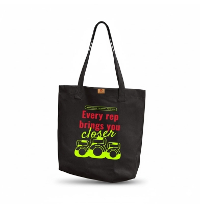 Picture of Samia Craft Colorful Canvas Carryall: Trendy Tote with Digital Flair