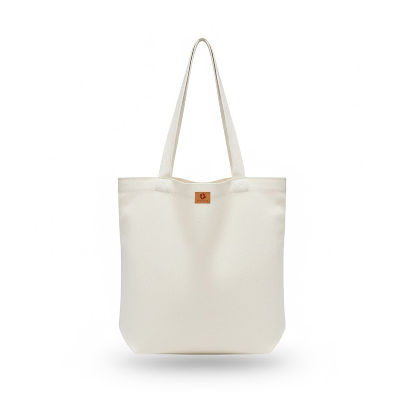 Picture of Samia Crafts 13/14Inc Fashionable Top Handle Canvas Tote Bag - Simple Plain Solid Color Best Fabric & Shopping Bag For Daily Use