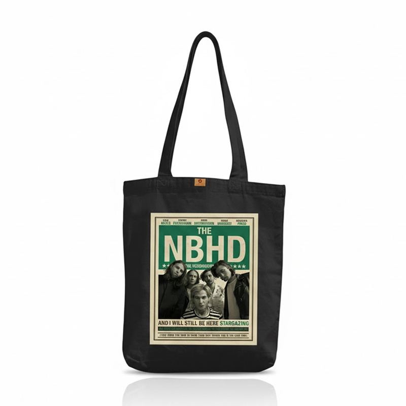 Picture of Samia Craft Glamorous On-the-Go Stylish, Modern and Fashionable Daily Vogue Cotton Canvas Print Tote Bag with Zipper for School College University