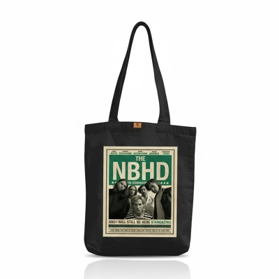 Picture of Samia Craft Glamorous On-the-Go Stylish, Modern and Fashionable Daily Vogue Cotton Canvas Print Tote Bag with Zipper for School College University