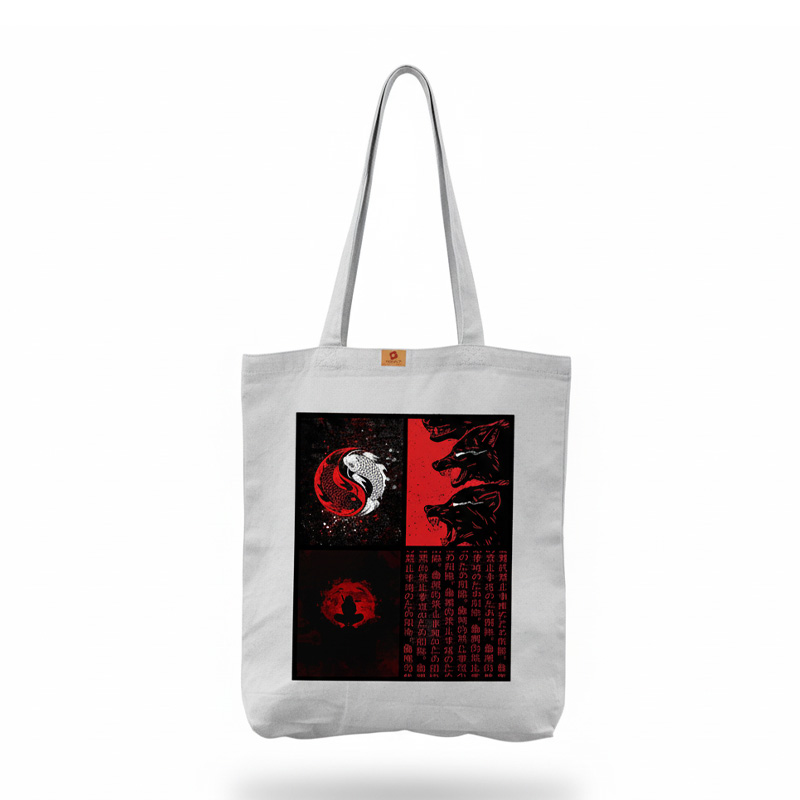 Picture of Samia Craft Canvas Carnival Eco-Friendly Tote Bag in Multicolor