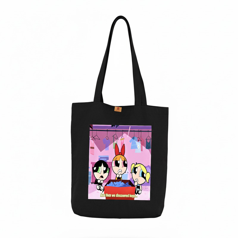 Picture of Samia Craft Colorful Canvas Carryall: Trendy Tote with Digital Flair