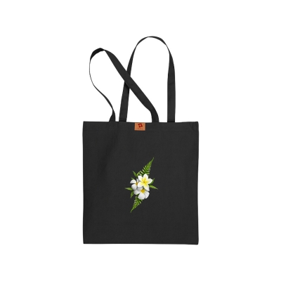 Picture of SamiaCraft Unique Floral Designed Cotton Canvas Tote Bag with Zipper for Women & Students University, College Fashion
