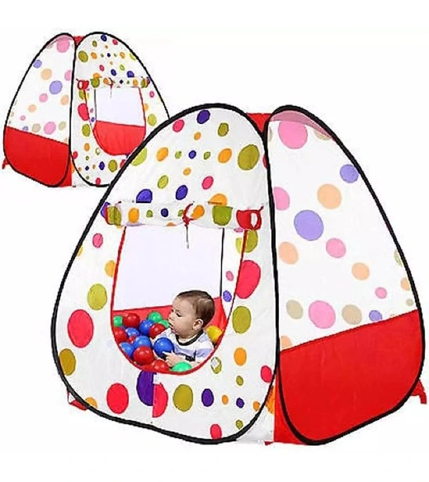 Picture of Foldable Kids Indoor/outdoor Pop Up Play Tent House Toy with 100 Colored Plastic Balls