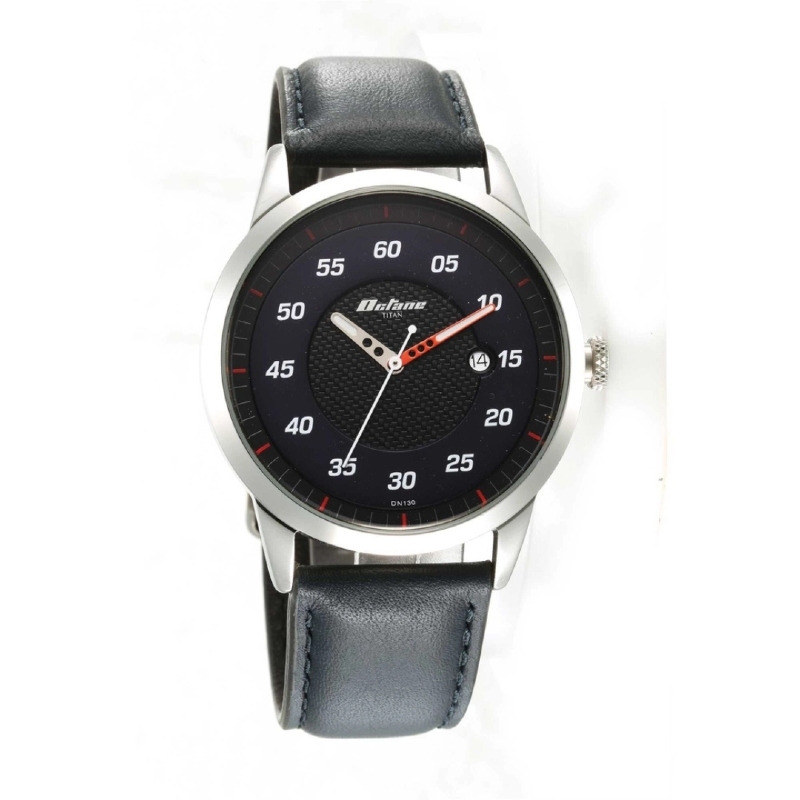 Titan 1806Sl14 Octane Quartz Analog With Date Blue Dial With Blue ...