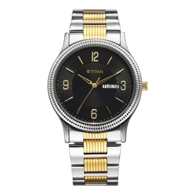Picture of Titan 1650Bm04 Black Dial Analog Watch For Men