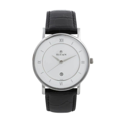 Picture of Titan 9162Sl04 Classic White Dial Analog Watch For Men