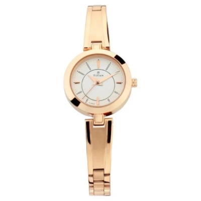 Picture of Titan Quartz A Quartz Analog Silver Dial Metal Strap Watch For Women (2598Wm01)