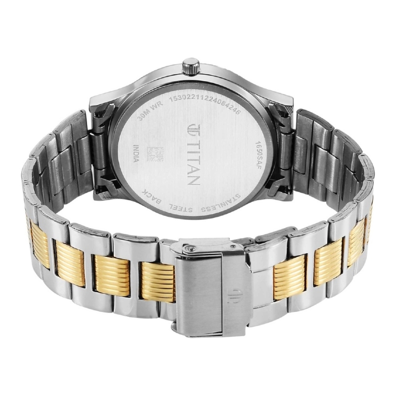 Picture of Titan 1650Bm04 Black Dial Analog Watch For Men