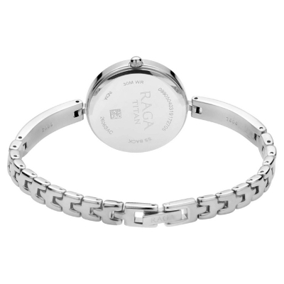 Picture of Titan 2606Sm04 Raga Viva Gray Dial Women Watch With Metal Strap