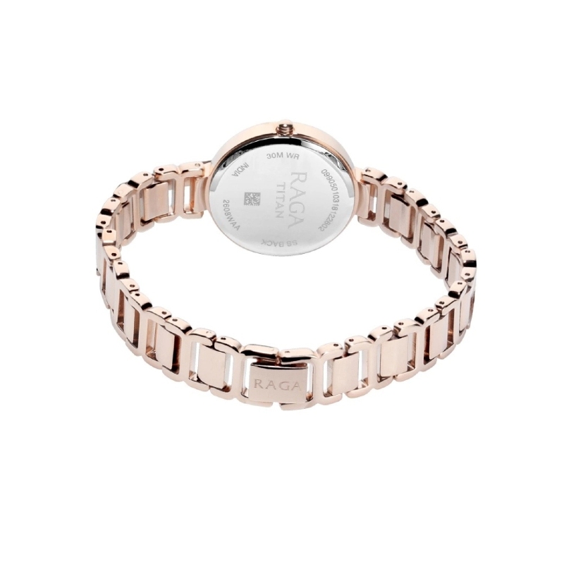 Picture of Titan 2608Wm01 Raga Women'S Sundial Gold Elegance