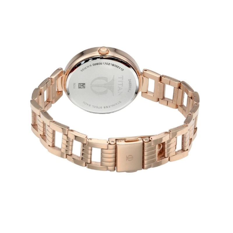 Picture of Titan 2480Wm02 Sparkle Purple Dial Ladies Watch