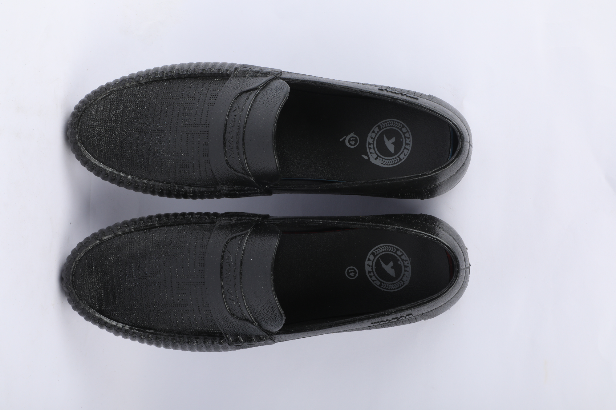 Picture of Mens Water Proof Premium Moccasin Shoe-Black-MKT