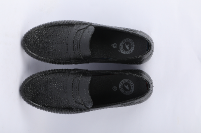 Picture of Mens Water Proof Premium Moccasin Shoe-Black-MKT