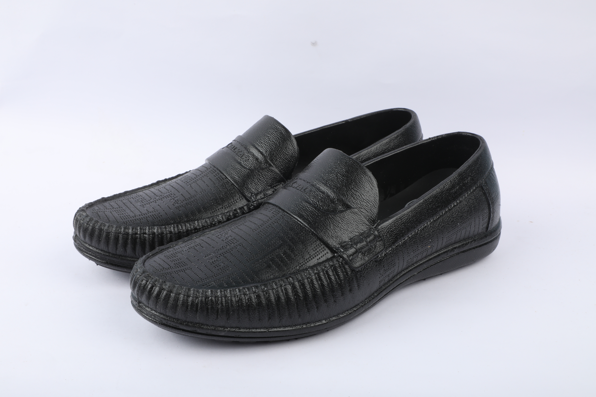 Picture of Mens Water Proof Premium Moccasin Shoe-Black-MKT