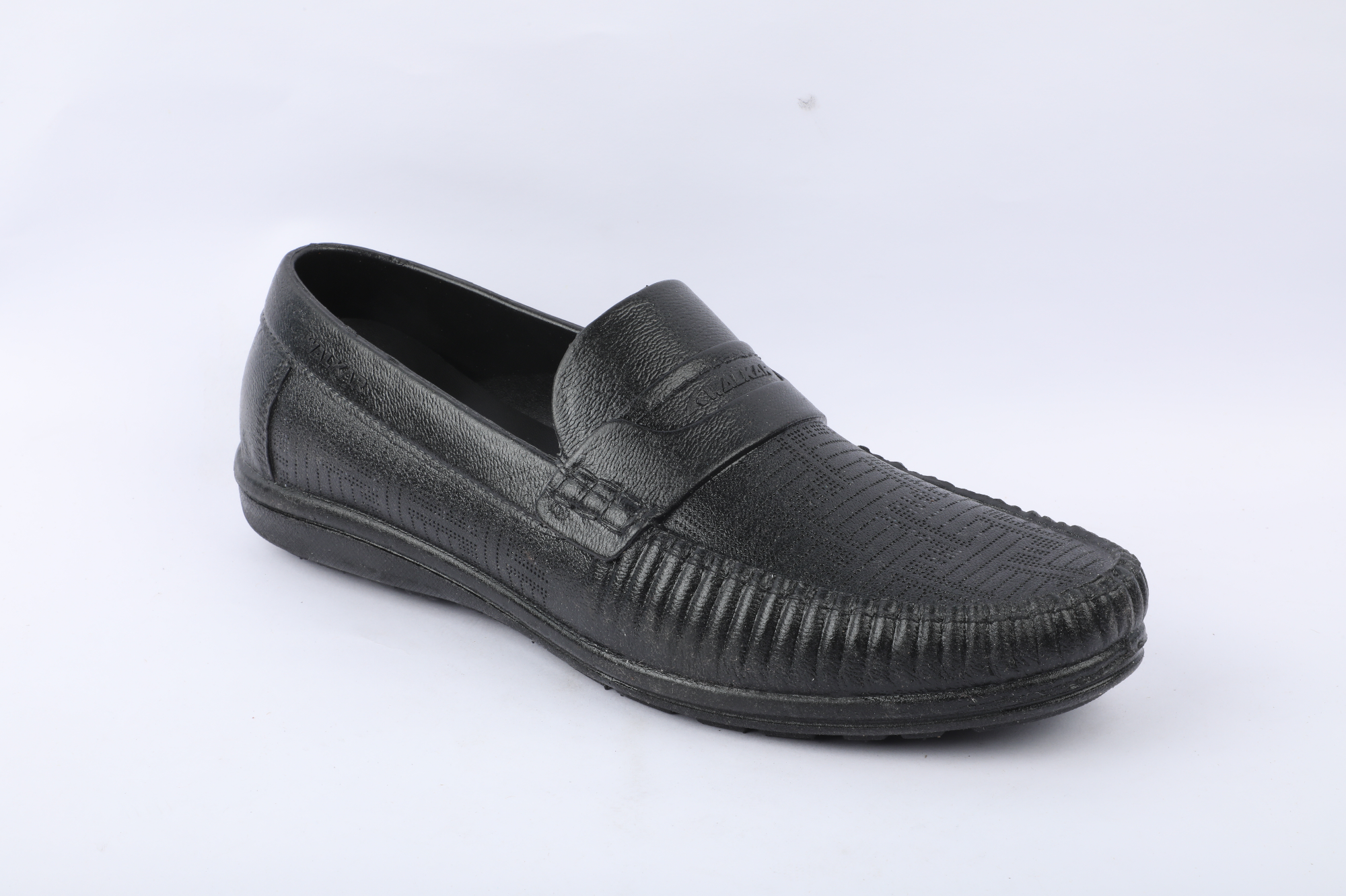 Picture of Mens Water Proof Premium Moccasin Shoe-Black-MKT