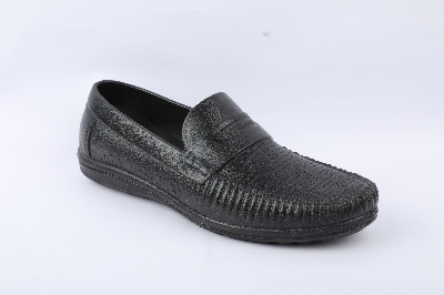 Picture of Mens Water Proof Premium Moccasin Shoe-Black-MKT