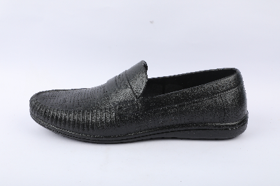 Picture of Mens Water Proof Premium Moccasin Shoe-Black-MKT