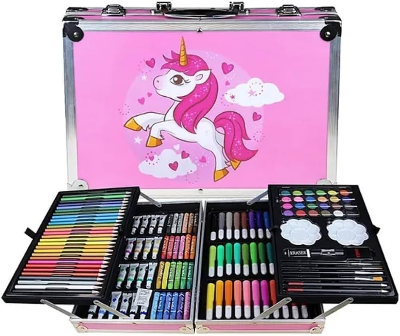 Picture of 145 PCS Unicorn Color Art set box for drawing 145 Art Set For Kids Mix Media Art set (Any Color) Picture of 145 PCS Unicorn Color Art set box for drawing 145 Art Set For Kids Mix Media Art set (Any Color)