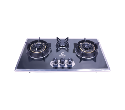 Picture of Gazi Smiss Triple Burner Steel Body Gas Stove EG-B712S (Best Price)