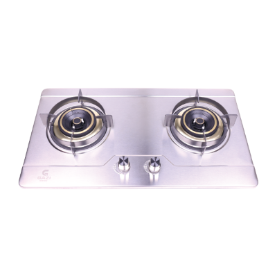 Picture of Gazi Smiss Gas Stove Double Burner Stainless Steel P-320C