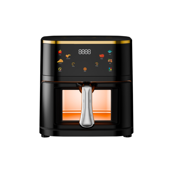 Picture of Gazi Smiss 1300W 8 Litres Air Fryer (GA-AF-12) with Stainless Steel Surface and Automatic Shut Off Technology and Frying