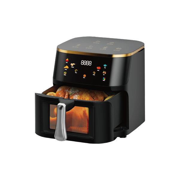 Picture of Gazi Smiss 1300W 8 Litres Air Fryer (GA-AF-12) with Stainless Steel Surface and Automatic Shut Off Technology and Frying