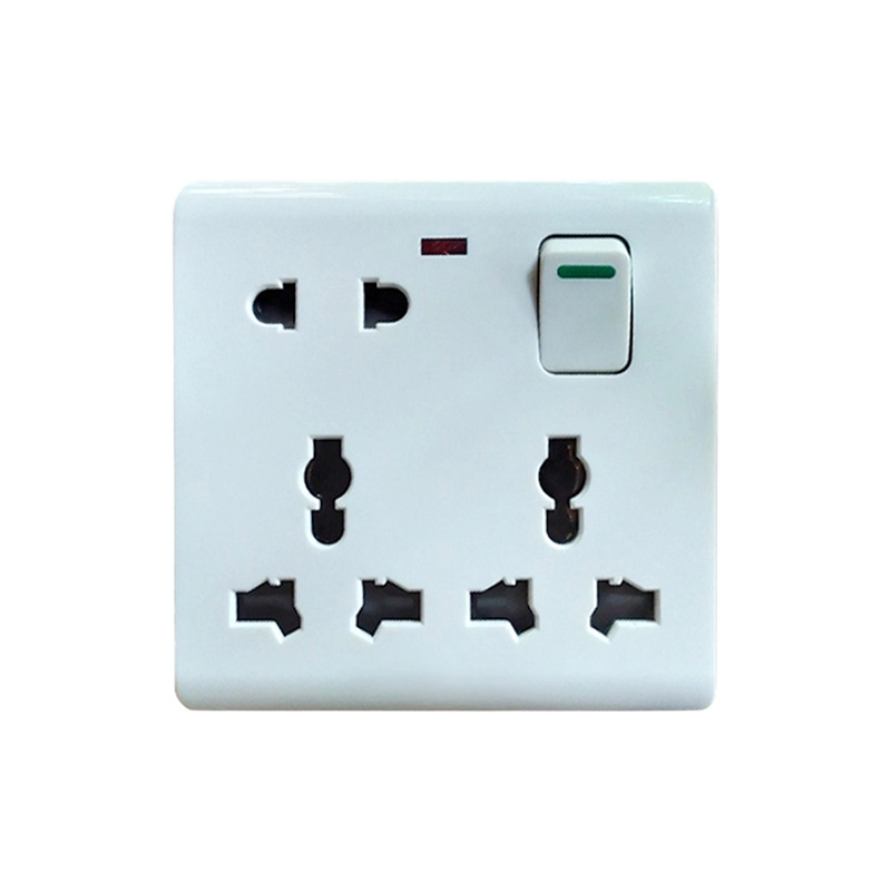 Picture of Multi Function Universal Wall Switch Socket - 8 Pin Universal Socket- Only Socket Picture of Multi Function Universal Wall Switch Socket - 8 Pin Universal Socket- Only Socket