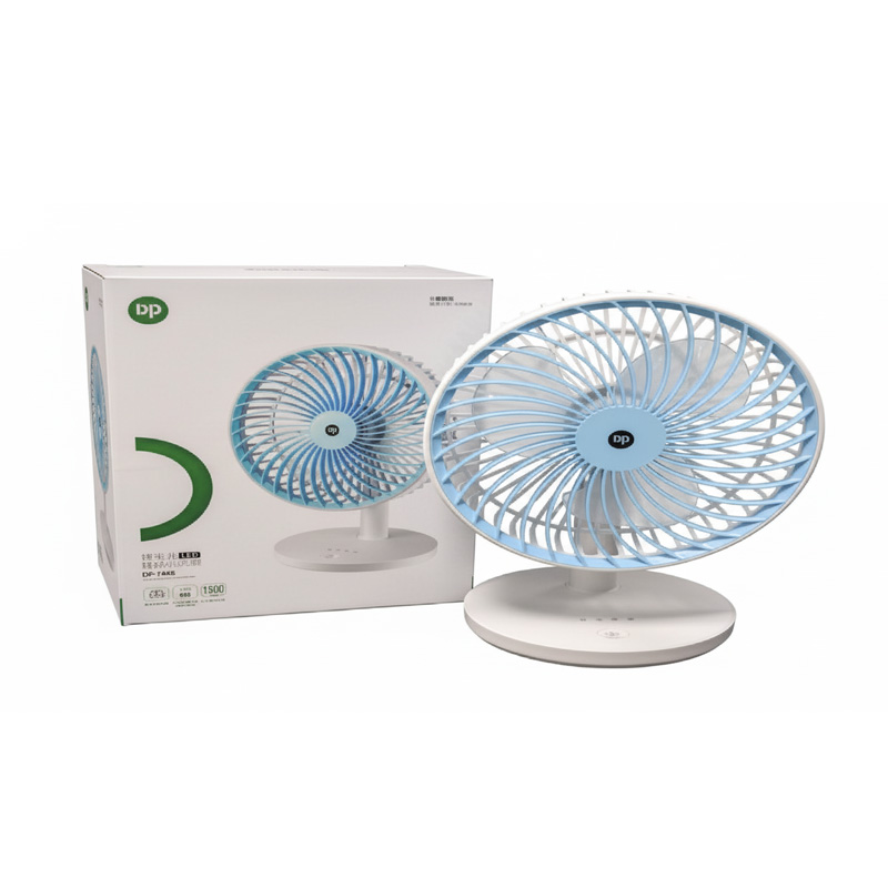 Picture of Desktop Potable Rechargeable Fan 4000mAh Long Lusting DP 7626 - BB-6542