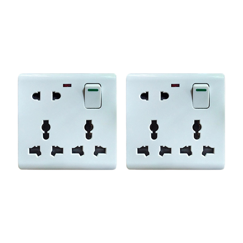 Picture of 2 Piece Multi Function Universal Wall Socket - 8 Pin Socket- Only Socket Picture of 2 Piece Multi Function Universal Wall Socket - 8 Pin Socket- Only Socket