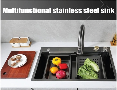 Picture of Rizco Senorita Heavenly 30 Inch Multi Functional Heavy Stainless Kitchen Sink (Best Price)