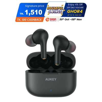 Picture of AUKEY [Germany] 🇩🇪 EP-T27 Soundstream Wireless Earbuds Noise Cancelling IPX7 Waterproof