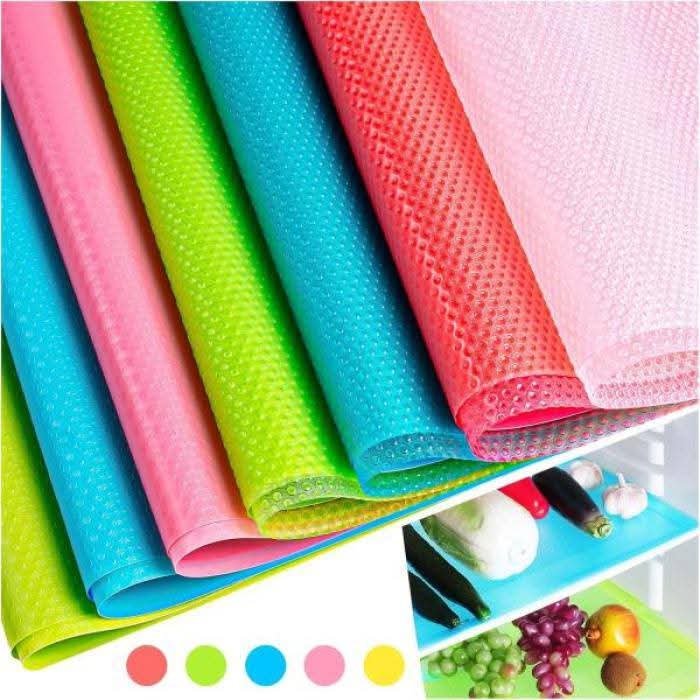 Picture of  4 Pis Washable Fridge Mat Refrigerator Mat Waterproof