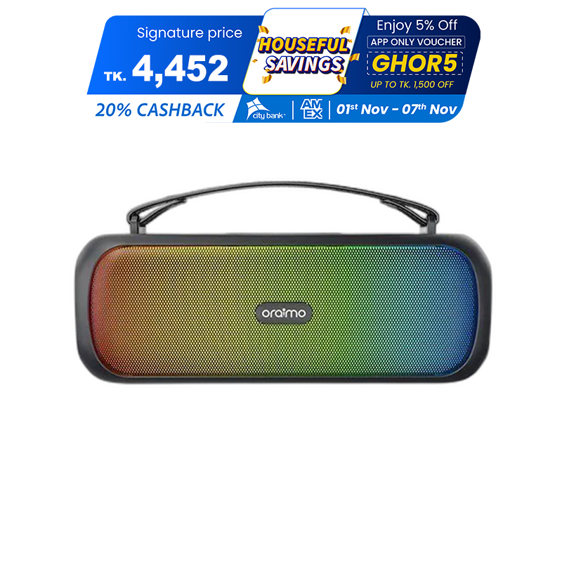 Picture of Oraimo Boom Portable Wireless Speaker (OBS-75D) - Black