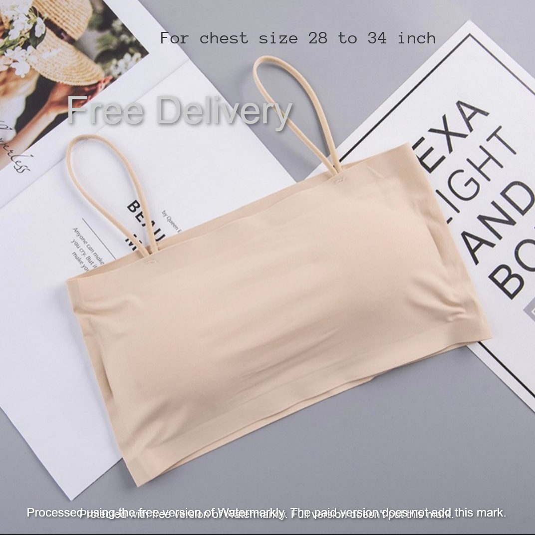 Picture of Ice silk strap padded body shape bra for women