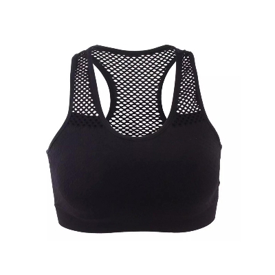 Picture of Women Bra Yoga Bra Mesh Hollow Out Breathable Fitness Shockproof Quick drying on the back For Running Gym Push Up Air Bra