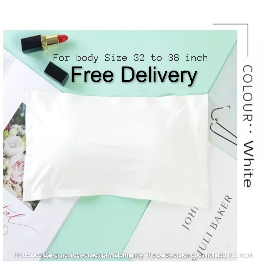 Picture of Strapless padded tube silk foam bra for women - One Piece