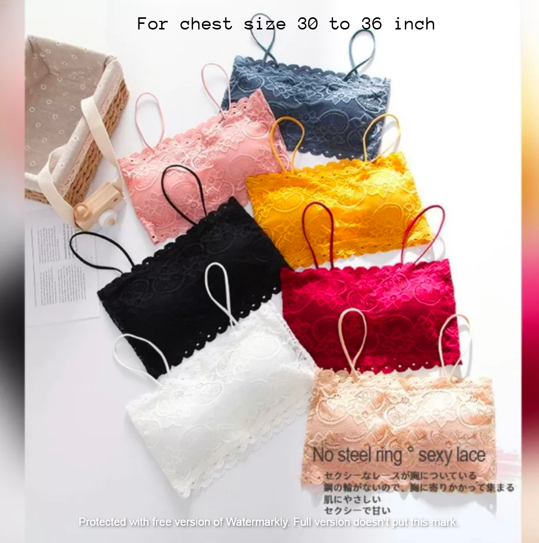 Picture of Imported Women wear  stylish lace padded bra for girls