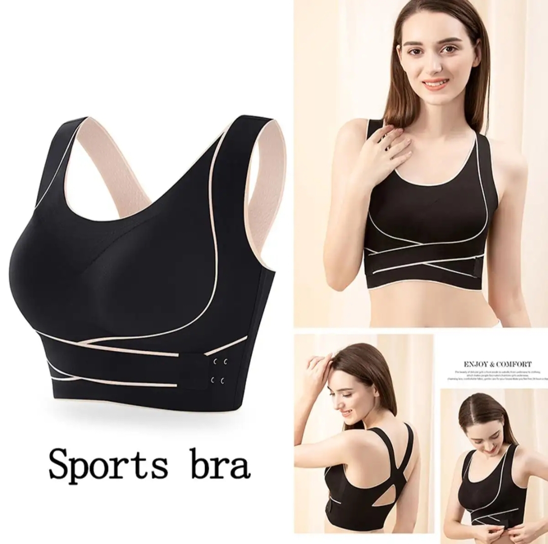 Picture of Imported Premium soft stretch comfortable push up sports bra Women-one piece